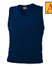School Apparel Navy Blue Fine Gauge Pullover Sweater Vest #6433