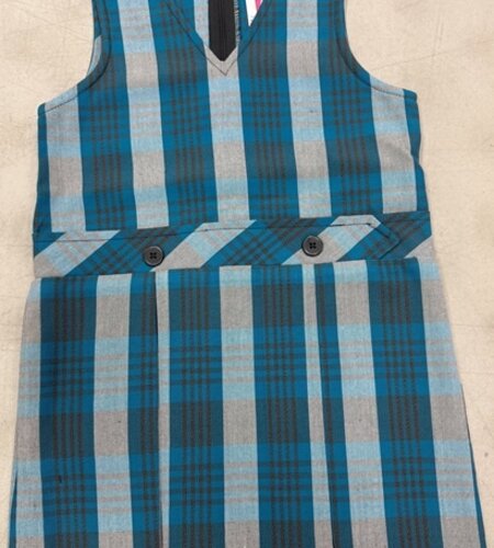 School Apparel #1295 Jumper Plaid 965 Grades TK-4