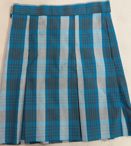 School Apparel Plaid 4-Pleat Skirt #1034 P965 Grades 5-8