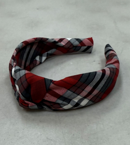 EE Dee Trim Knotted Headband FBE301 Plaid 69