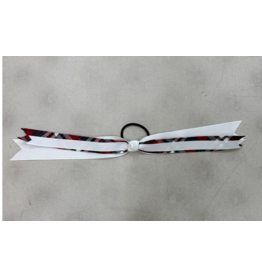 EE Dee Trim Narrow Streamer Bow FBE120 Plaid 69