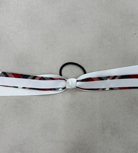 EE Dee Trim Narrow Streamer Bow FBE120 Plaid 69