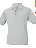 Heat Press Ash Grey Short Sleeve Pique Polo #8761 Grades K-8