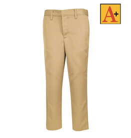 School Apparel Khaki Performance Pants, Alexander Fit Mens Sizes #7134M