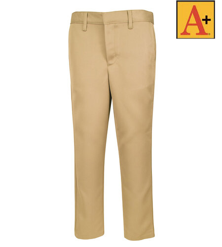 School Apparel Khaki Performance Pants, Alexander Fit Mens Sizes #7134M