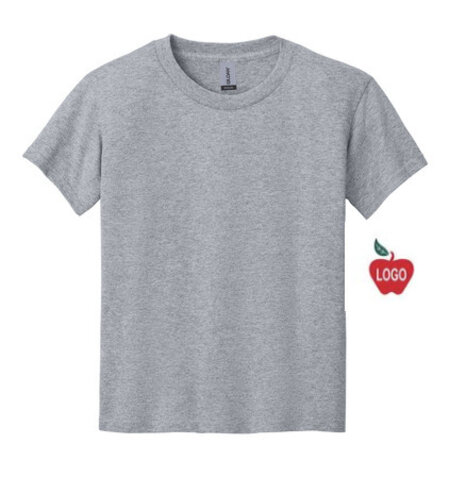 Heat Press Sport Grey PE Tee Shirt #8000 K-8