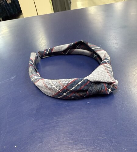 EE Dee Trim Knotted Headband FBE301 Plaid 82