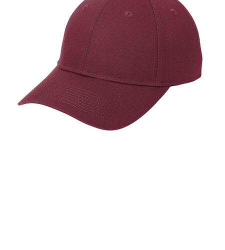 Embroidered Wine Twill Cap #CP80