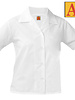 School Apparel White Short Sleeve Pointed Blouse #9782