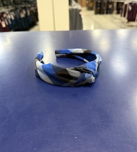 EE Dee Trim Knotted Headband FBE301 Plaid Hastings