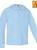 School Apparel Light Blue Long Sleeve Peter Pan Blouse #9686