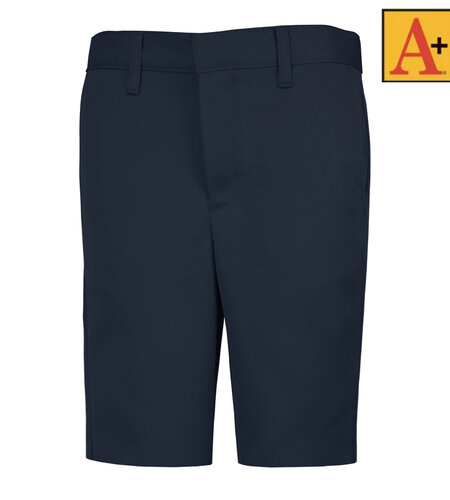 School Apparel Navy Performance Shorts, Alexander Fit Boys Sizes #7137