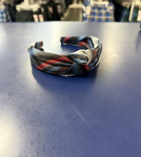 EE Dee Trim Knotted Headband #FBE301 Plaid 31