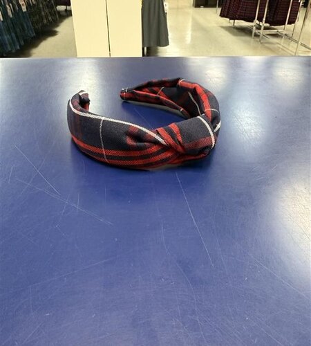 EE Dee Trim Knotted Headband #FBE301 Plaid 36