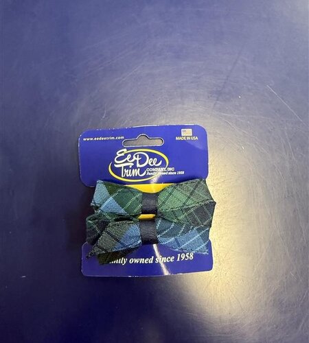 EE Dee Trim  Pigtail Bows #FBE164 Plaid 46