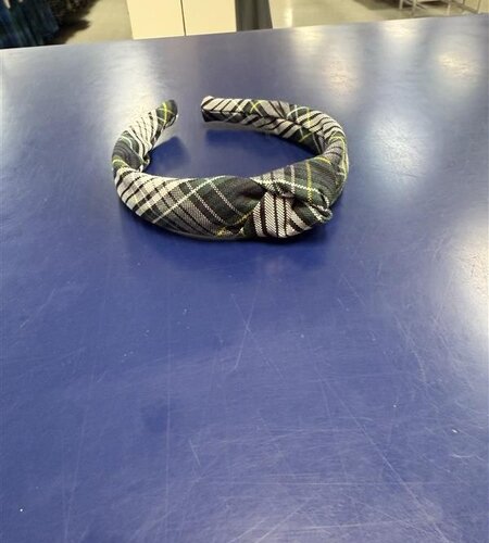 EE Dee Trim Knotted Headband FBE301 Plaid 61