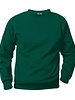 School Apparel Blank Green Crew Sweatshirt #6254