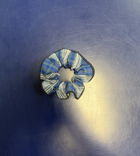 EE Dee Trim Hair Scrunchie FBE17 Plaid 801
