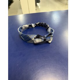 EE Dee Trim Elastic Back Headband With Bow FBE157 Plaid 801