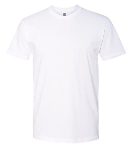 Heat Press White Cotton Spirit Tee Shirt #3700 ADULT SIZES