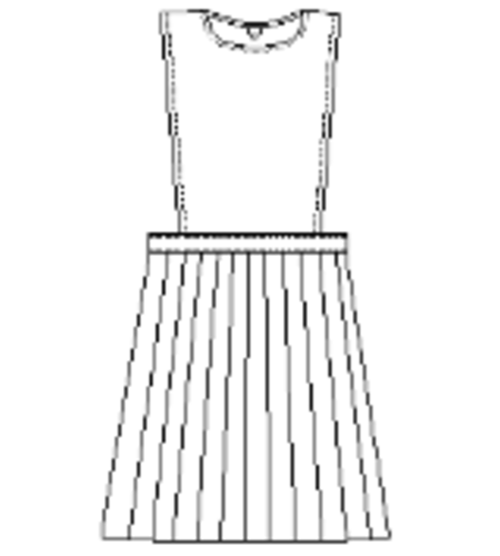 School Apparel Knife Pleat Jumper #1188 Plaid 31 Grades K-3