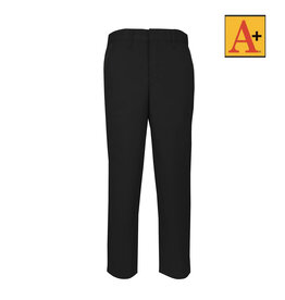 School Apparel Black Twill Pants, Alexander Fit Mens Sizes #7130M