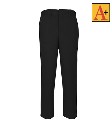 School Apparel Black Twill Pants, Alexander Fit Mens Sizes #7130M