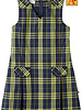School Apparel V-Neck Jumper #1197PP Plaid 915
