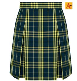 School Apparel 4-Pleat Skirt #1034PP Plaid 915