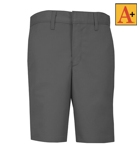 School Apparel Grey Twill Shorts, Alexander Fit Boys Sizes #7131