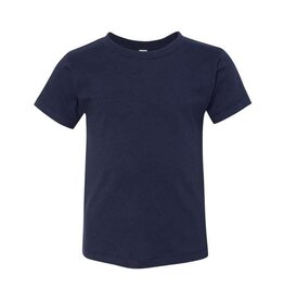 Heat Press Navy Cotton Tee Shirt - Toddler Sizes Only #3001
