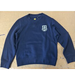 Heat Press Navy Crew Neck Pullover Sweatshirt #6141 Grades K-8