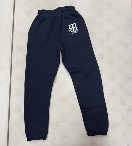 Heat Press Navy Jogger Pants #6147 Grades K-8