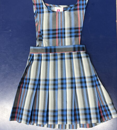 School Apparel Knife Pleat Jumper #1188 Plaid 31 Grades K-3