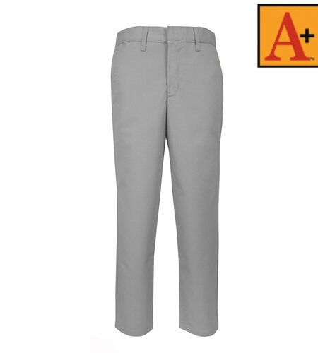 School Apparel Grey Twill Pants, Alexander Fit Mens Sizes #7130M