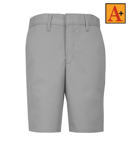 School Apparel Grey Twill Shorts, Alexander Fit Mens Sizes #7131M