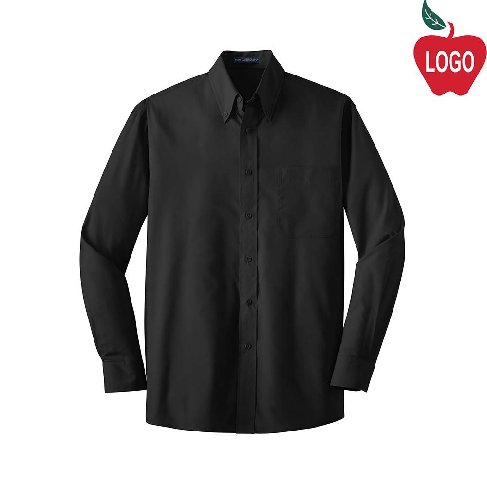 black long sleeve dress shirt