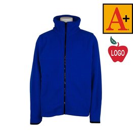 Embroidered Royal Full Zip Fleece Jacket #6202-1826-Grade PRESCHOOL-8