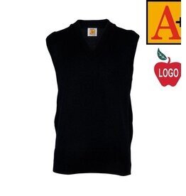 Embroidered Navy Sweater Vest #6600 Boys Only