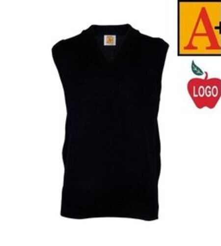 Embroidered Navy Sweater Vest #6600 Boys Only