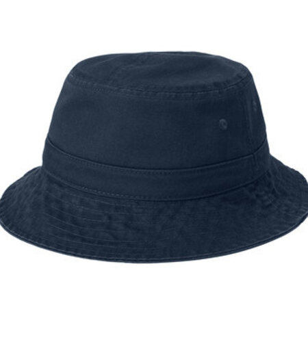Embroidered Navy Bucket Hat #PWSH2