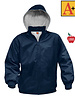 Embroidered Navy Nylon Jacket #6225
