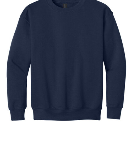 Heat Press Navy Crewneck Sweatshirt #18000-1805-Grade K-4