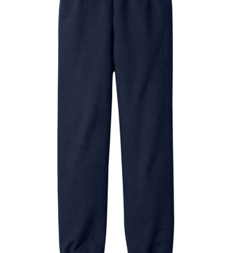 Heat Press Navy Blue Sweatpants #18200-1805-Grade K-4