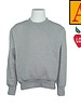 Embroidered Oxford Grey Crewneck Sweatshirt #6254-1841-Grade TK-8