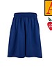 Heat Press Royal Blue Mesh Athletic Shorts #6212-1826-Grade K-8