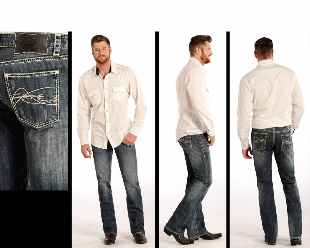 rock and roll denim pistol straight