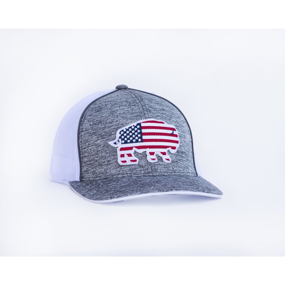 RED DIRT HAT USA BUFFALO HTHR GRY RDHC1 