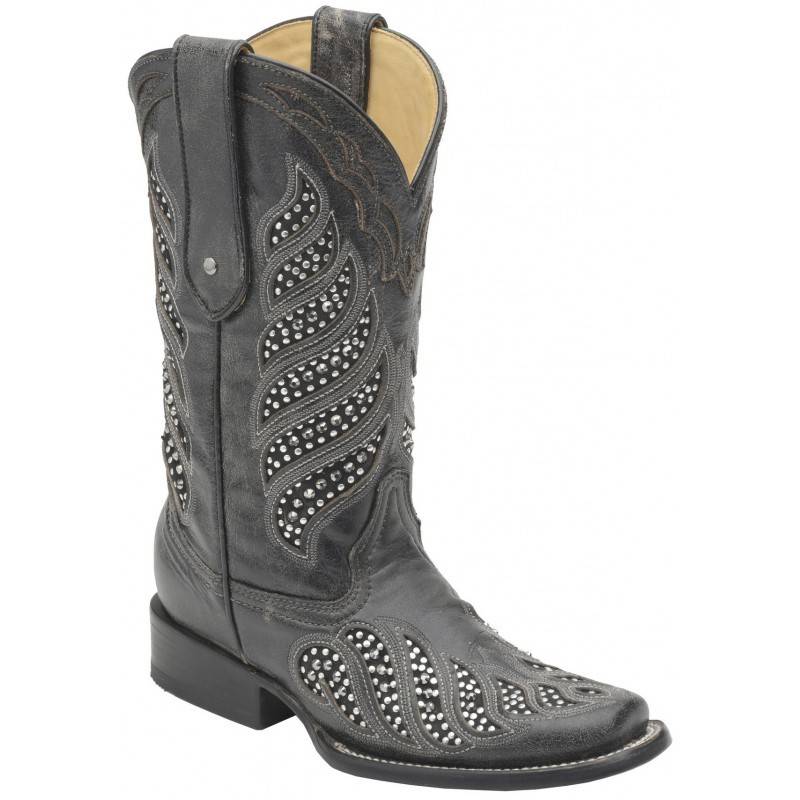 grey western boots womens