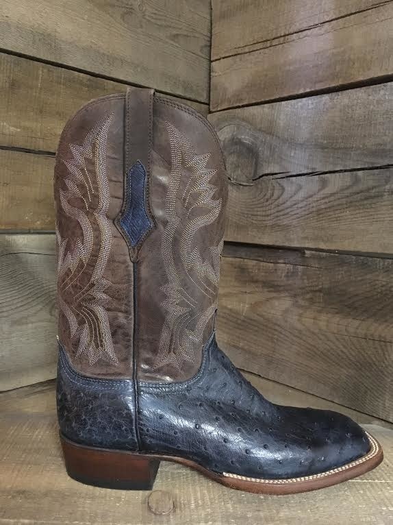 lucchese full quill ostrich boots